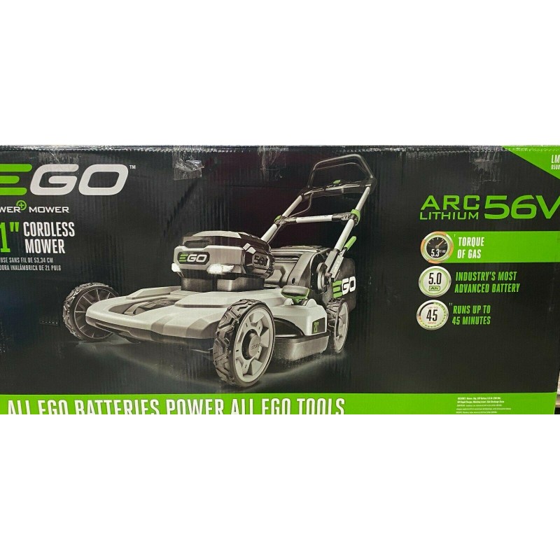 Ego LM2101 21-Inch 56-Volt Li-Ion Cordless Battery Lawn Mower