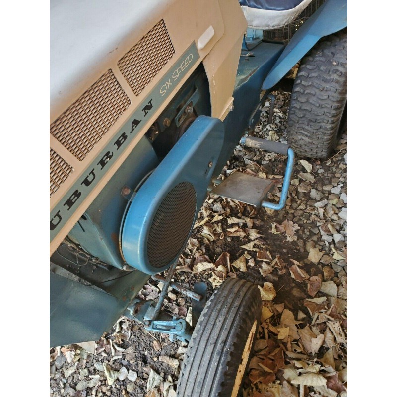 Vintage 1967 Sears Suburban 12 Lawn Tractor For Parts Or Repair