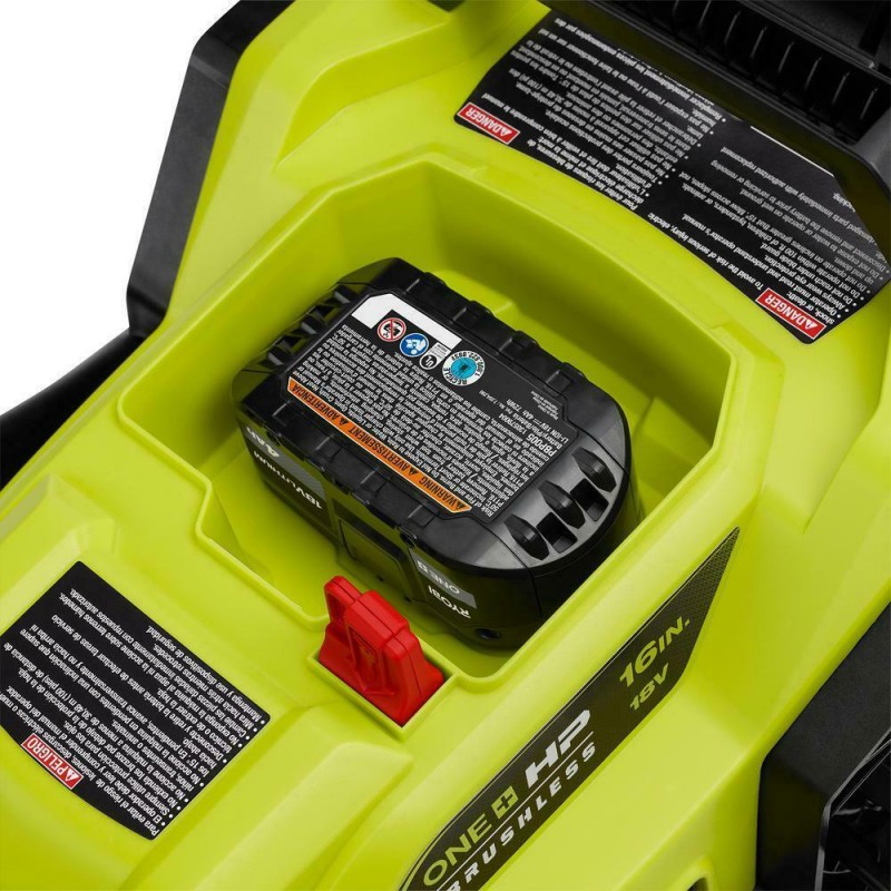 RYOBI Push Lawn Mower 18V Cordless Adjustable Handlebar with Battery and