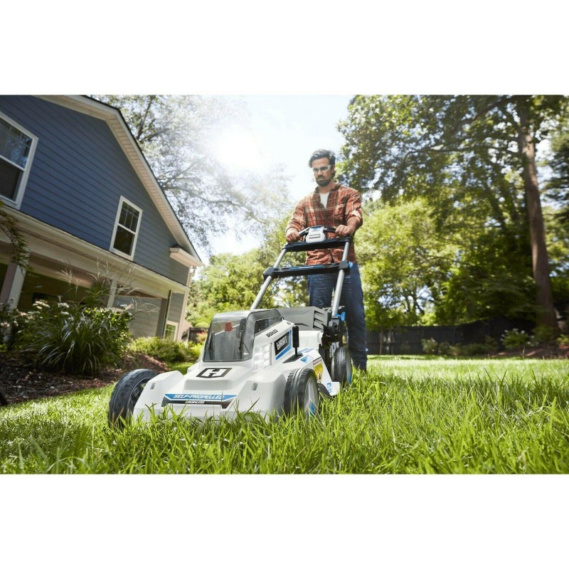 Electric Lawn Mower Cordless Brushless Self Propelled Lawn Mower With Battery