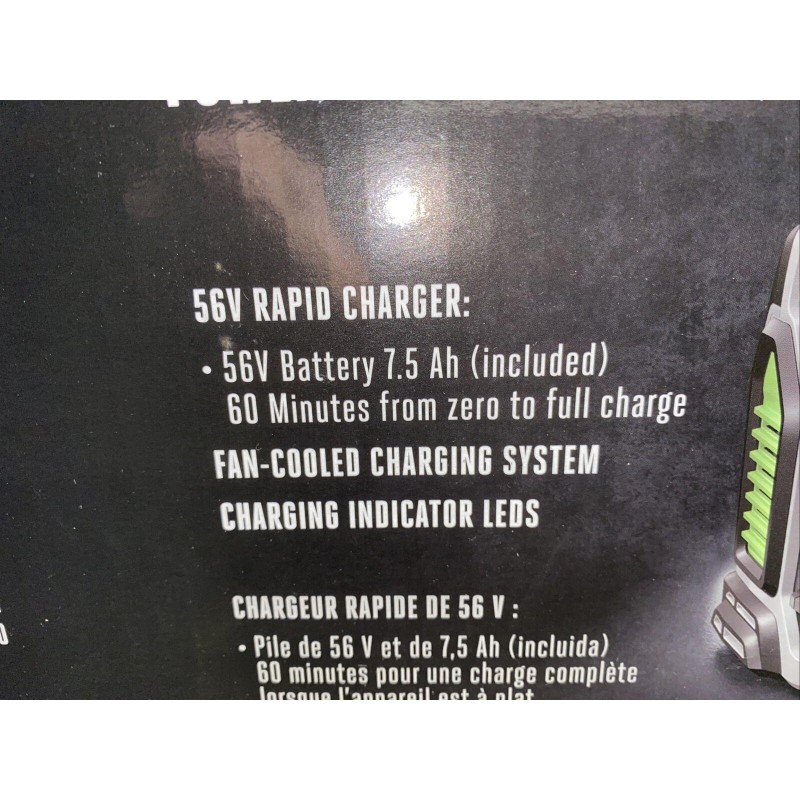 EGO LM2102SP POWER+ 56V 21  Self Propelled Lawn Mower,7.5Ah Battery & Charger