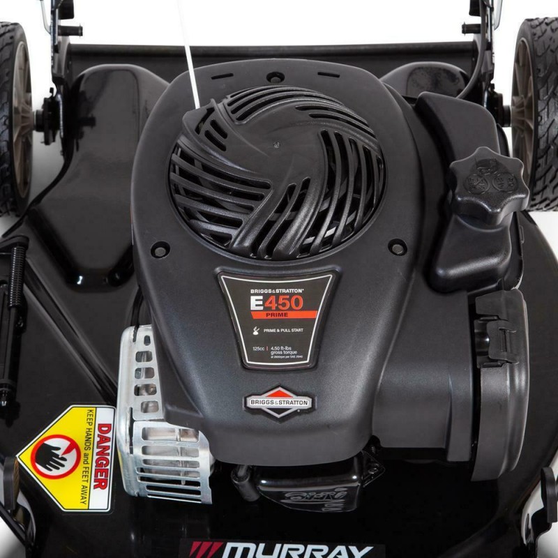 Murray Push Lawn Mower w/ 4 Wheel Height Adjustment Prime Start 20-Inch 125 cc