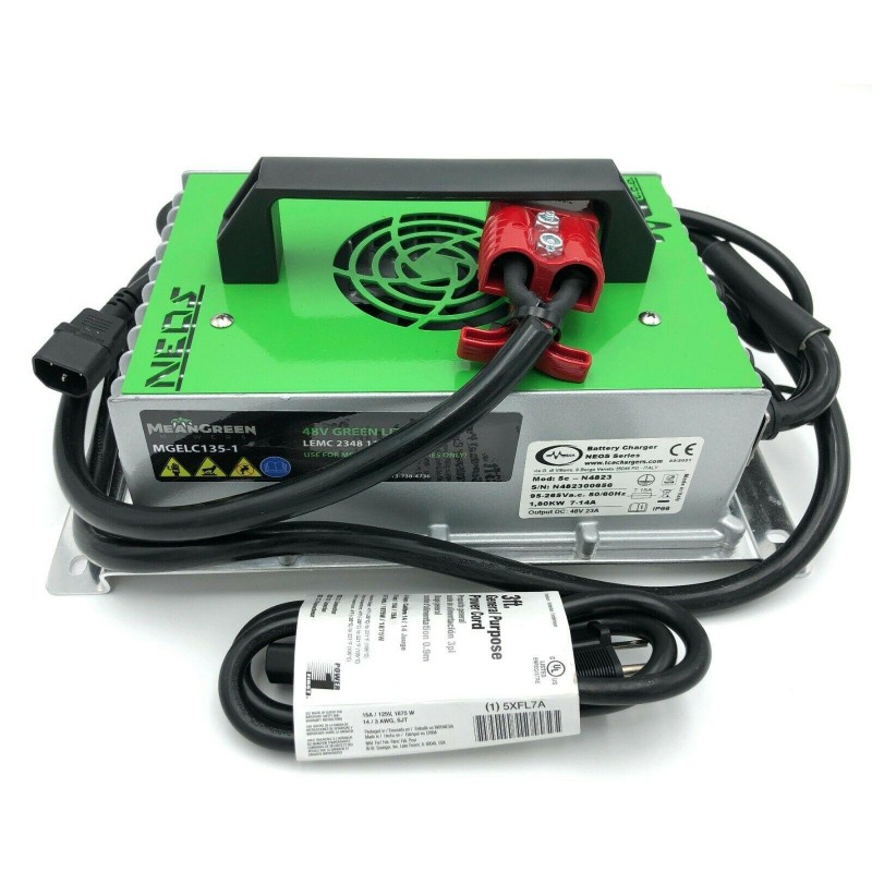 Mean Green Electric Lawn Mower 23A 110/120V Battery Charger 19HR NEOS MGELC135-1
