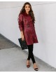 Valentin Pocketed Faux Leather Trench Coat - FINAL SALE