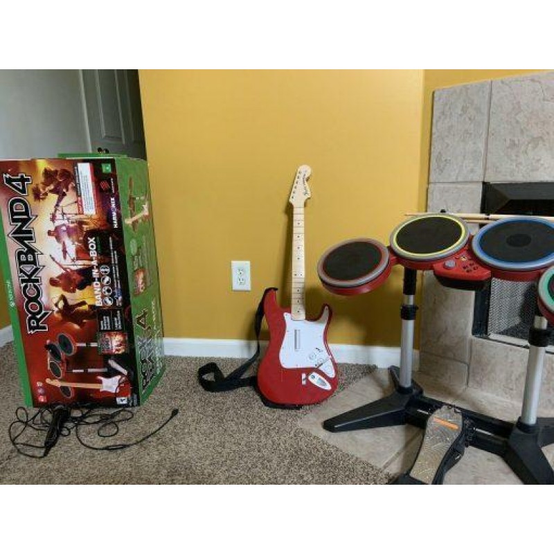 rock band 4 xbox one band in a box Target Limited Edition