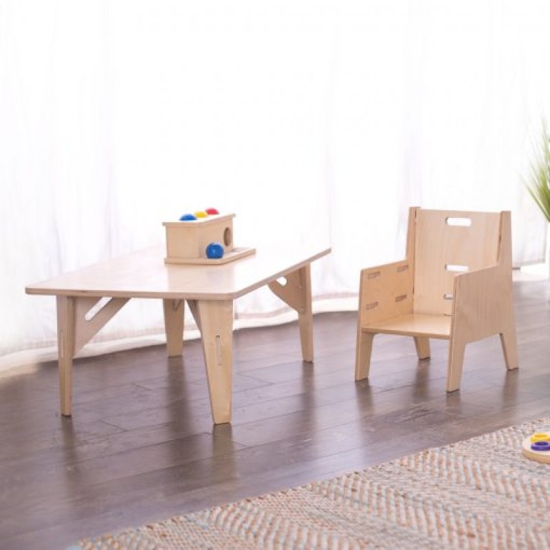 Adjustable Montessori Weaning Chair & Table Set