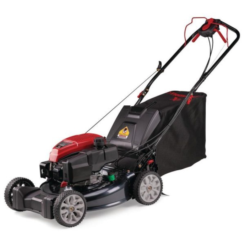 Troy-Bilt 300XP 21 in. 159 cc Gas Walk Behind Self Propelled Lawn Mower with Check Don’t Change Oil, 3-in-1 TriAction Cutting System