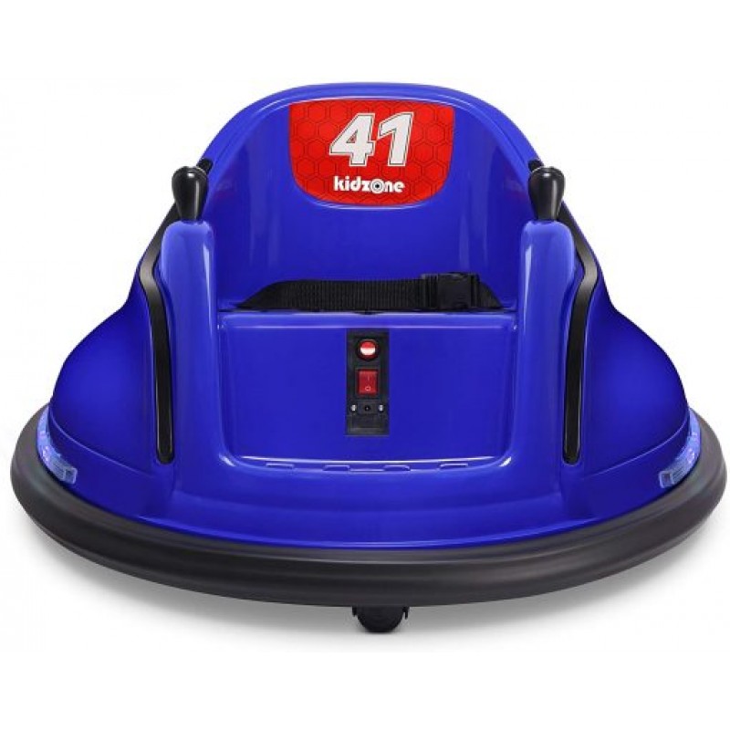 Dark Blue Kids Toy Electric Ride On Bumper Car Vehicle Remote Control 360 Spin ASTM-Certified
