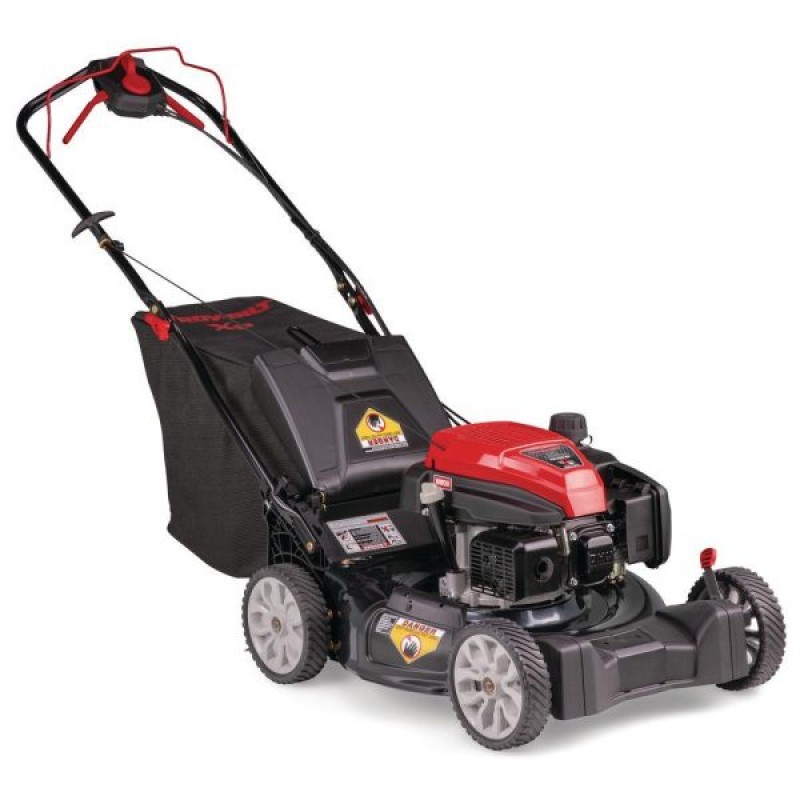 Troy-Bilt 300XP 21 in. 159 cc Gas Walk Behind Self Propelled Lawn Mower with Check Don’t Change Oil, 3-in-1 TriAction Cutting System