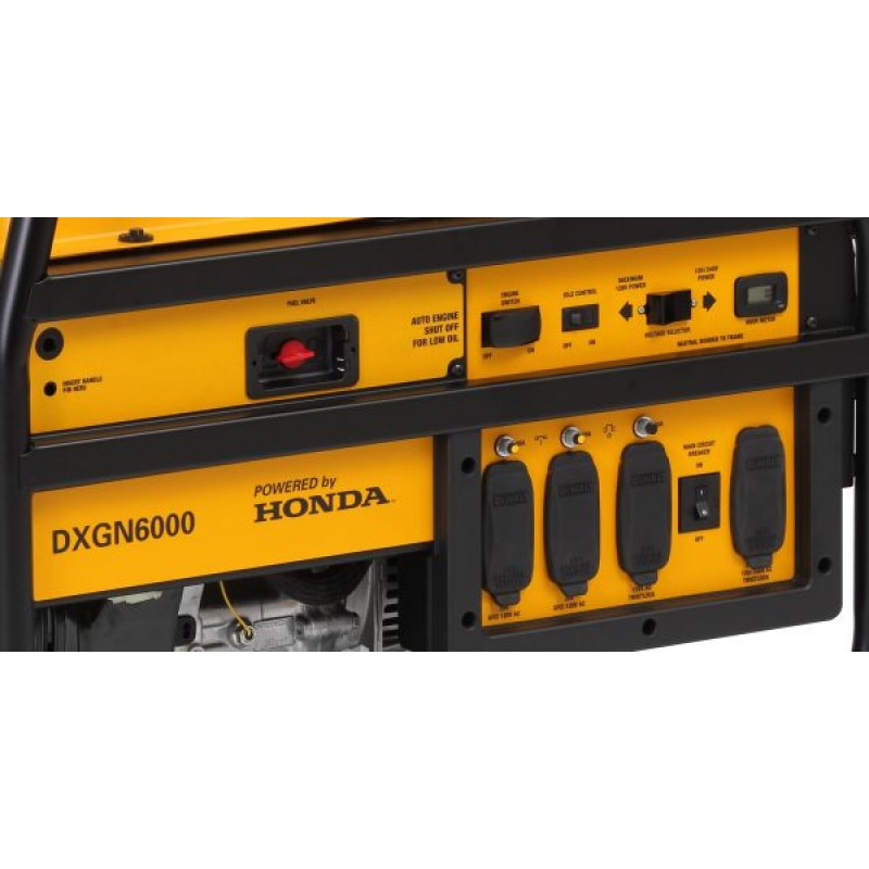 DXGN6000 – 6,000-Watt Gas Powered Professional Portable Generator, 49 ST/CSA, PD532MHI005